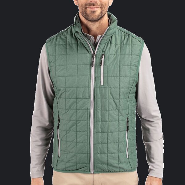 Cutter & Buck Rainier PrimaLoft Mens Eco Insulated Full Zip Puffer Vest Thumbnail