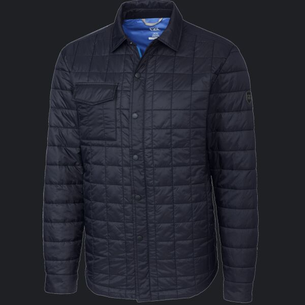 Cutter & Buck Rainier PrimaLoft Mens Eco Insulated Quilted Shirt Jacket Thumbnail
