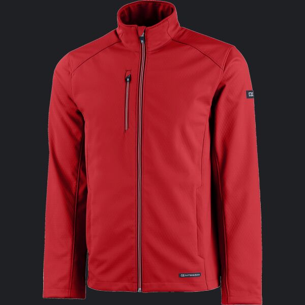 Cutter & Buck Evoke Eco Softshell Recycled Full Zip Mens Jacket Thumbnail