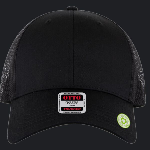 OTTO CAP® 6 Panel Low Profile Mesh Back Trucker Hat Thumbnail