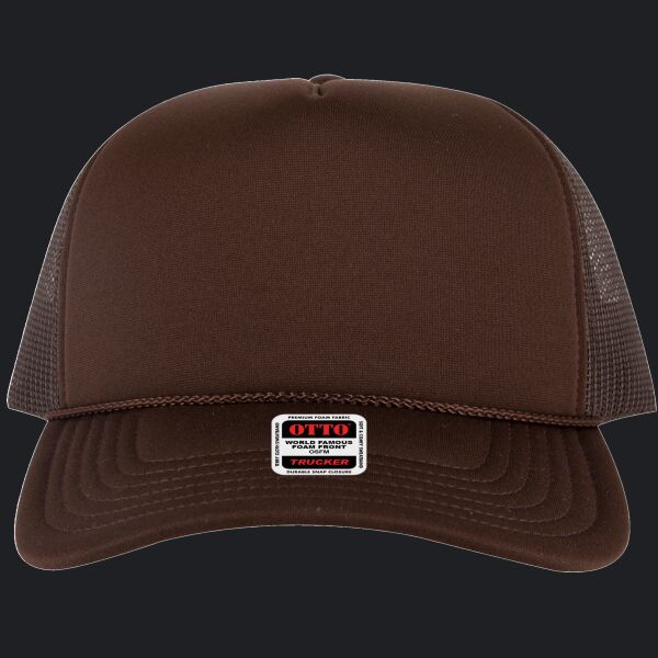 OTTO CAP® 5 Panel High Crown Mesh Back Trucker Hat Thumbnail