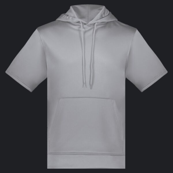 Unisex Fleece Short Sleeve Hooded Pullover Thumbnail