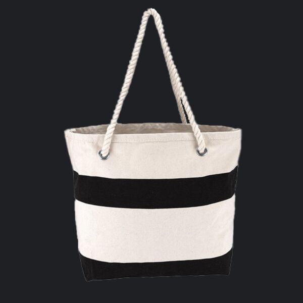 Cotton Resort Tote Bag with Rope Handle Thumbnail