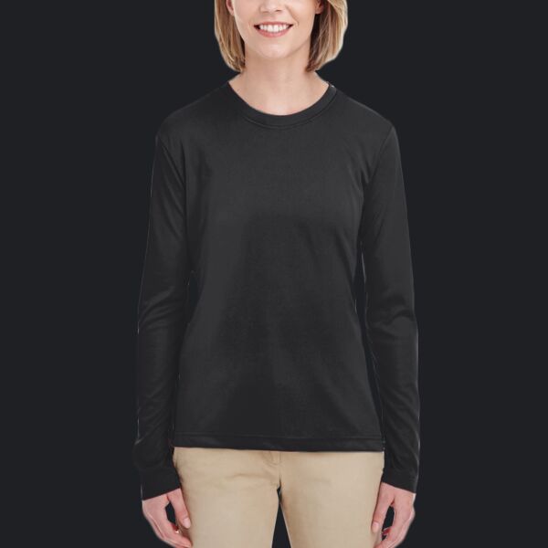 Ladies' Cool & Dry Performance Long-Sleeve Top Thumbnail