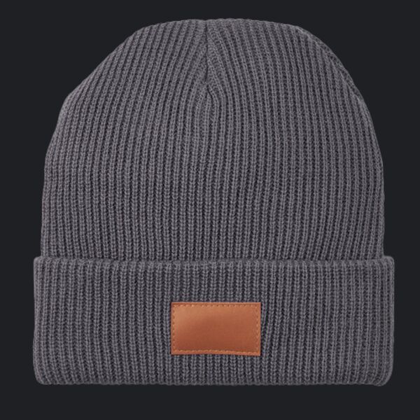 Cuffed Rib Knit Beanie Thumbnail