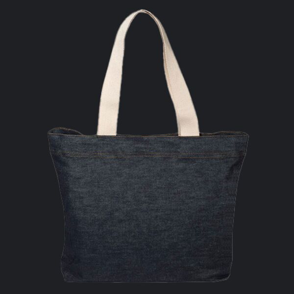 Denim Tote Bag Thumbnail