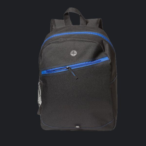 Front Zipper Color Laptop Backpack Thumbnail