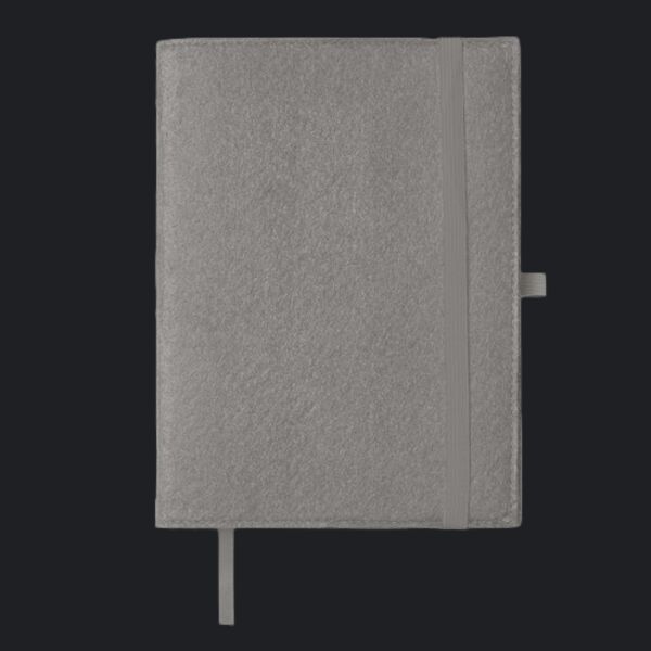 Felt Cover With Refillable Journal Notebook 6.5" X 8.7" Thumbnail