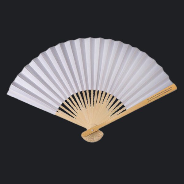 Bamboo Folding Handheld Fan Thumbnail