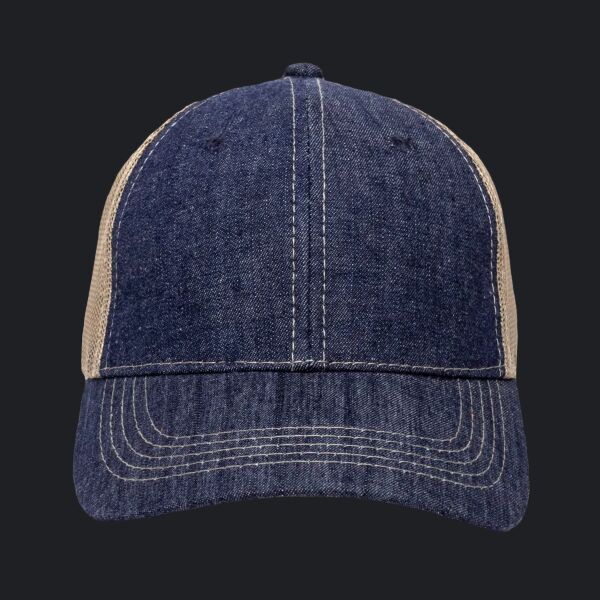 Heavy Washed Denim Mesh Back Thumbnail