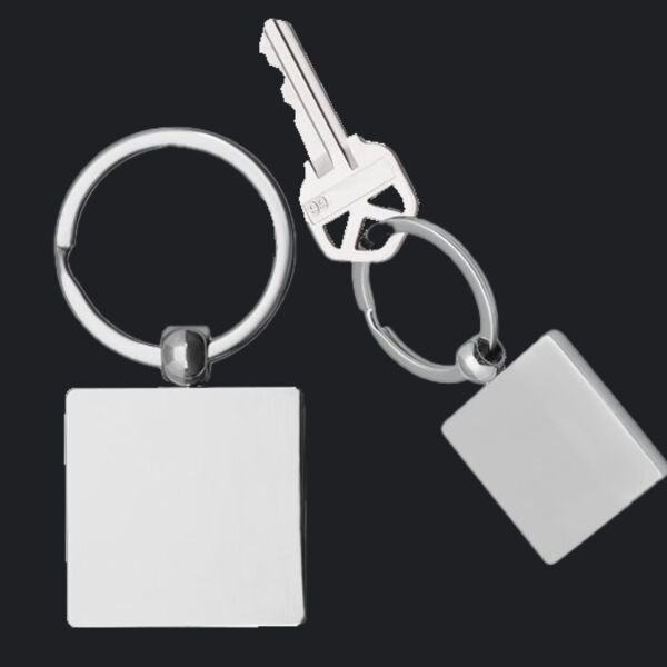 Square Metal Keychain Thumbnail