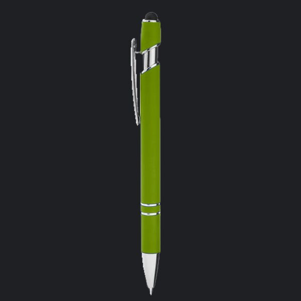 Rubberized Aluminum Click Stylus Pen Thumbnail