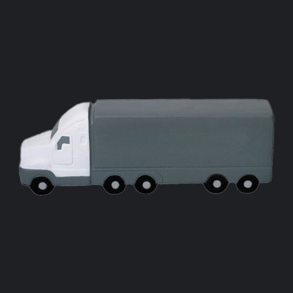 Semi-Trailer Truck Shape Stress Ball Thumbnail