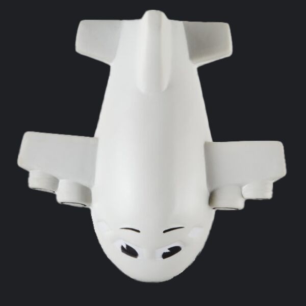 Smiling Airplane Shape Stress Ball Thumbnail