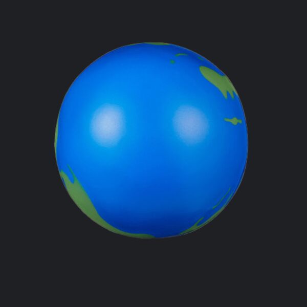 Globe Earth Super Squish Stress Ball Sensory Toy Thumbnail