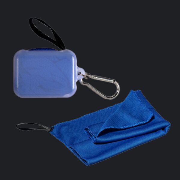 Cooling Towel In Carabiner Case Thumbnail