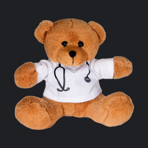 7" Doctor Or Nurse Plush Bear Thumbnail