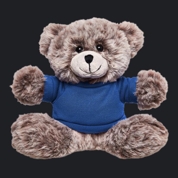 7" Soft Plush Bear With T-Shirt Thumbnail