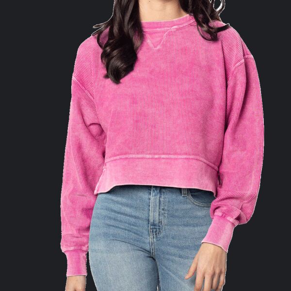 Ladies' Corded Boxy Pullover Thumbnail