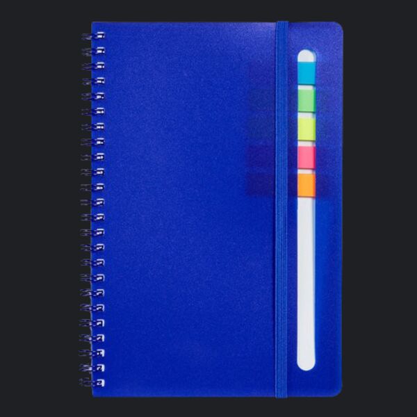 Semester Spiral Notebook With Sticky Flags 6.25" X 8.5" Thumbnail