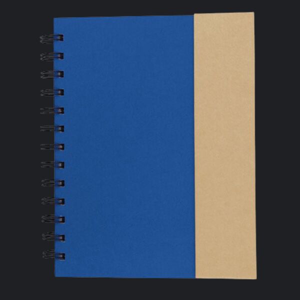 Spiral Notebook With Sticky Notes & Pen 5.75" X 7.25" Thumbnail