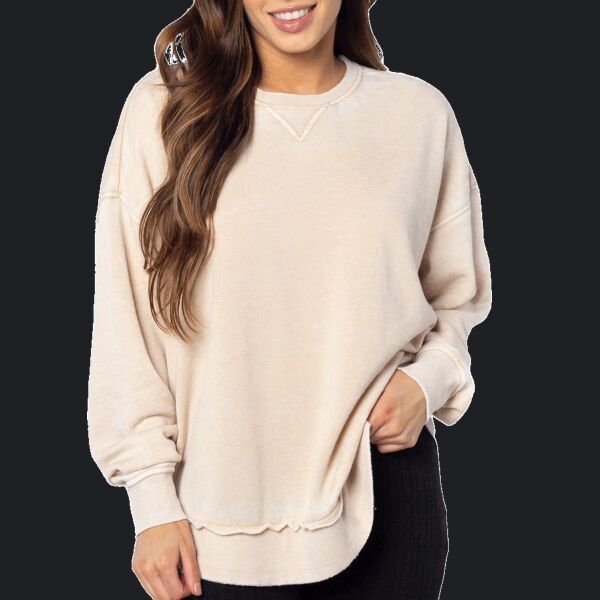 Ladies' Burnout Campus Pullover Thumbnail