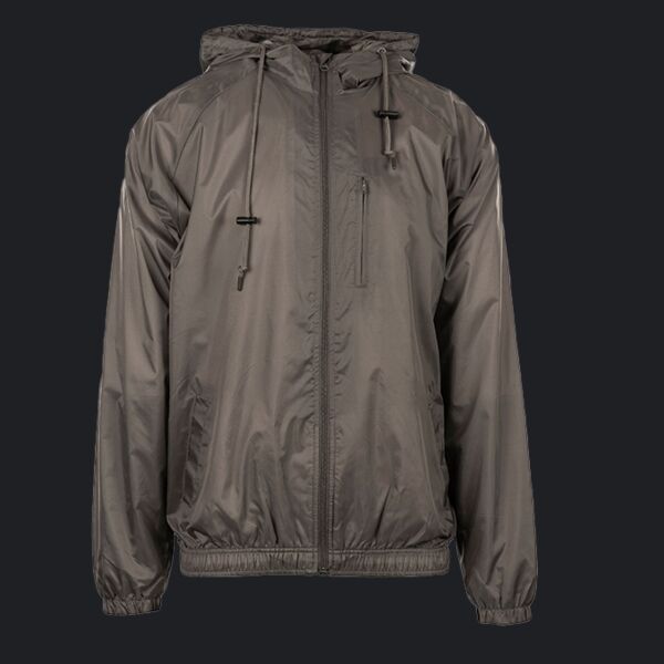 Men's Nylon Hooded Coaches Jacket Thumbnail