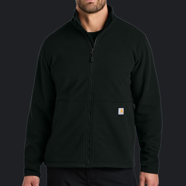 Textured Full Zip Fleece Jacket Thumbnail