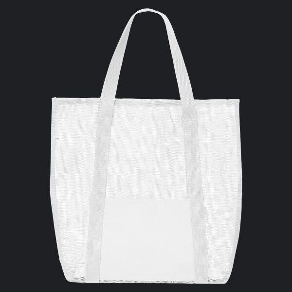 Belle Mare Beach Mesh Tote Bag Thumbnail