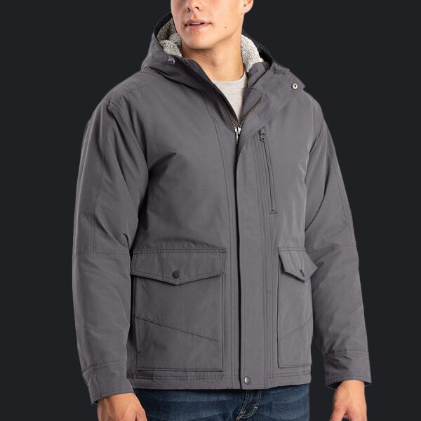 Men's Highland Quilt-Lined Micro-Duck Hooded Jacket Thumbnail
