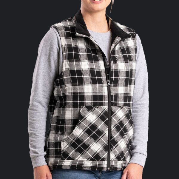 Ladies' Insulated Flannel Vest Thumbnail