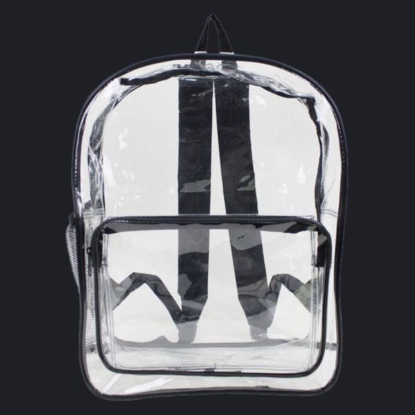 Large 17" Heavy Duty Clear Backpack Thumbnail