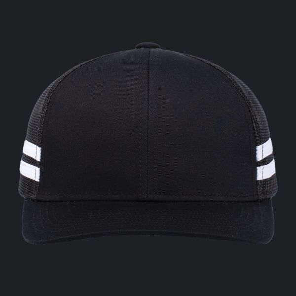 Low-Profile Stripe Trucker Cap Thumbnail