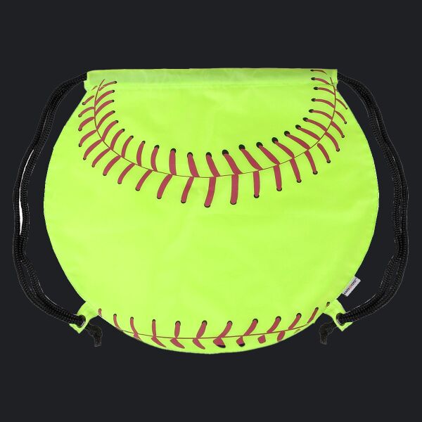 Softball Drawstring Bag Thumbnail