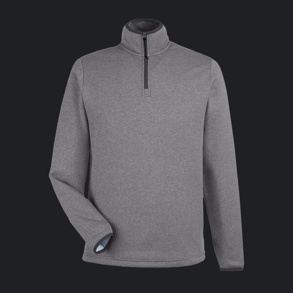 Men's Venture Heathered Stripe Quarter-Zip Thumbnail