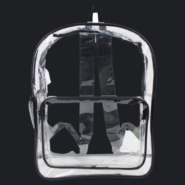 Large 17" Heavy Duty Clear Backpack Thumbnail