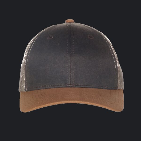 Structured Tri-Color Mesh Back Trucker Thumbnail