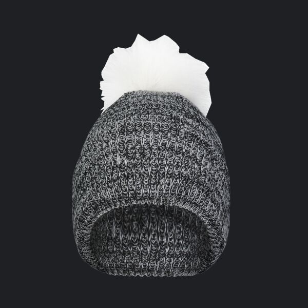 Faux Fur Pom Beanie Thumbnail