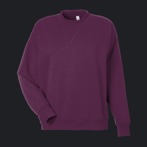 Ladies' Vintage Oversized Crew Pullover Thumbnail