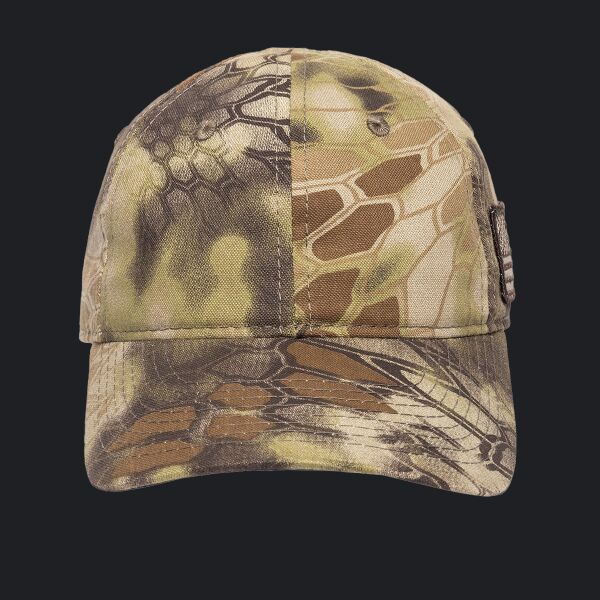 Unstructured Camo With Flag Hat Thumbnail
