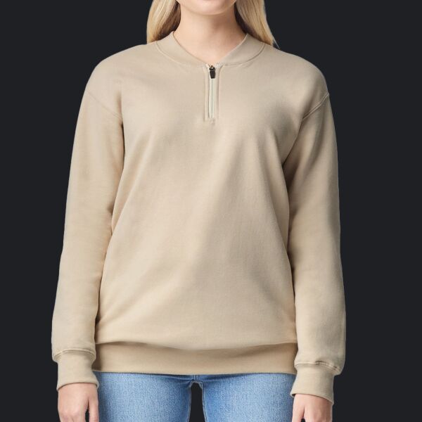 Unisex Softstyle Midweight Fleece Quarter-Zip Sweatshirt Thumbnail