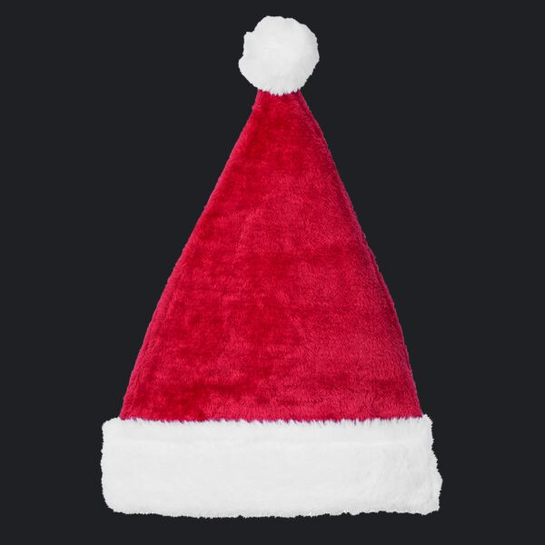 Holiday Christmas Plush Santa Hat Thumbnail