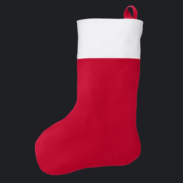 Felt Holiday Christmas Stocking Thumbnail