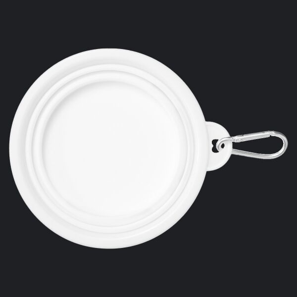 Collapsible Pet Bowl With Carabiner Thumbnail