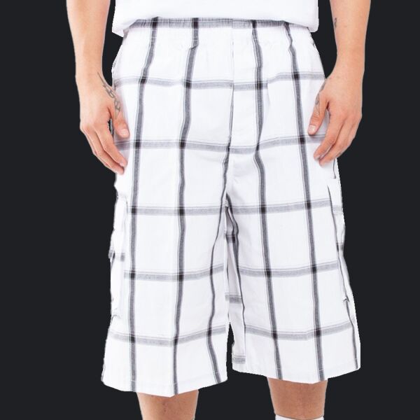 Unisex Plaid Shorts Thumbnail