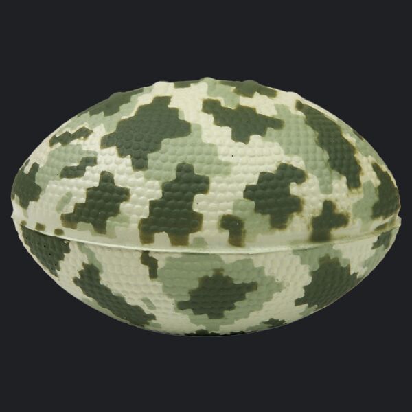 Digi Camo Football Shape Stress Ball Thumbnail