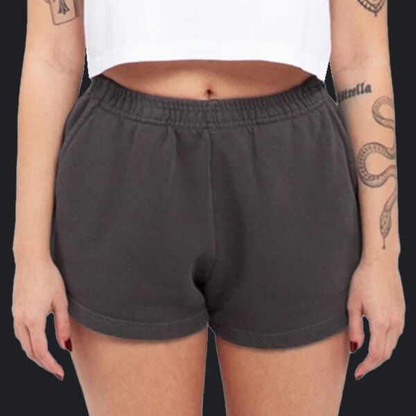 Ladies' Garment Dye Fleece Shorts Thumbnail