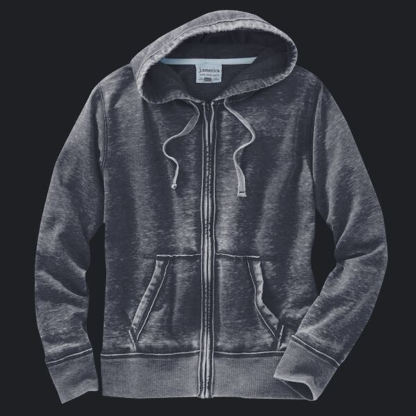 Adult Vintage Zen Full-Zip Fleece Hooded Sweatshirt Thumbnail