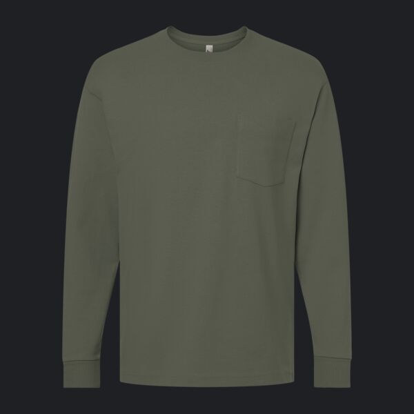 Unisex Super Heavyweight Long Sleeve Pocket Tee Thumbnail