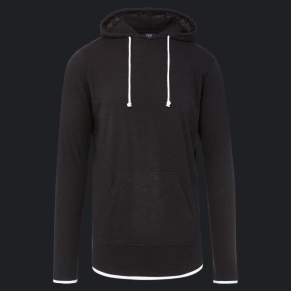 Unisex Miles Slub Hooded Long Sleeve T-Shirt Thumbnail